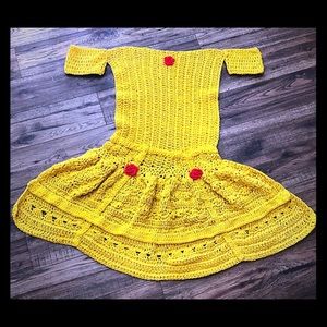 Crochet belle princess blanket 💛